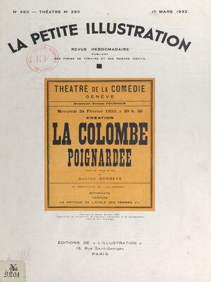 cover image of La colombe poignardée